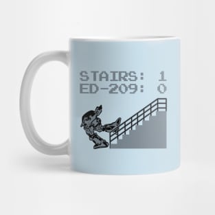 ED-209 vs Stairs Mug